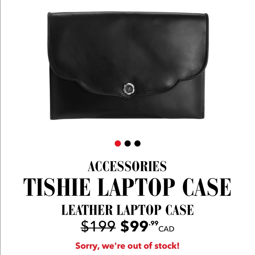 John Fluevog Tishie Laptop Case